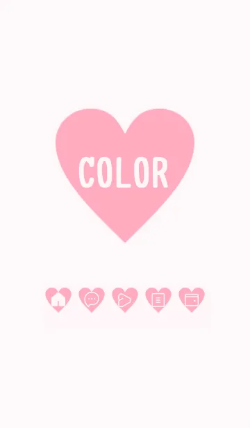 [LINE着せ替え] pink color F24の画像1