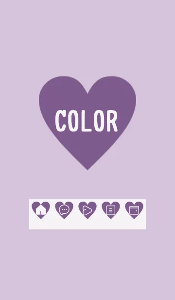 [LINE着せ替え] purple color F25の画像1