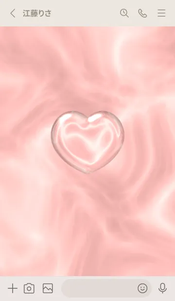 [LINE着せ替え] Cute Cute Little Heart New Theme JPN 11の画像2