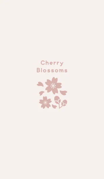 [LINE着せ替え] 桜13<オレンジ>の画像1