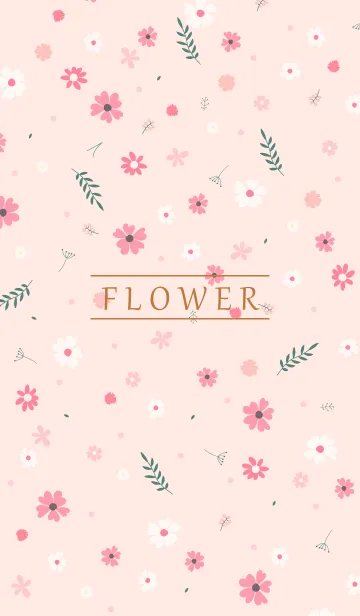 [LINE着せ替え] MANY FLOWERS PINK 83の画像1