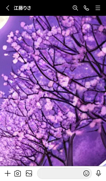 [LINE着せ替え] 月光夜桜#DE223。の画像2