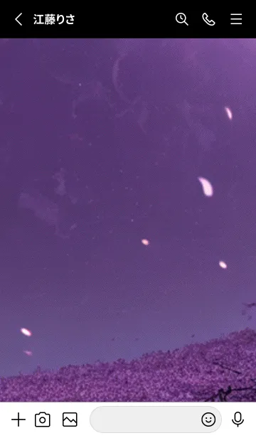 [LINE着せ替え] 月光夜桜#DE219。の画像2