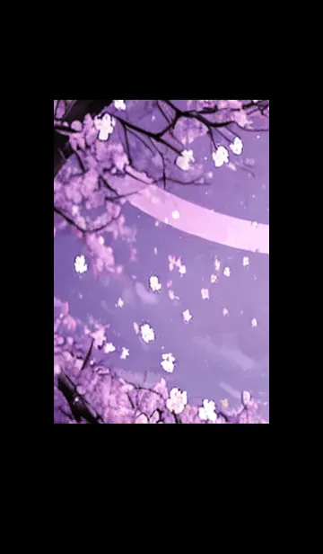 [LINE着せ替え] 月光夜桜#DE218。の画像1