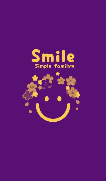 [LINE着せ替え] スマイル＆桜 ビオレの画像1