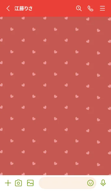 [LINE着せ替え] ミニ ハート _0124の画像2