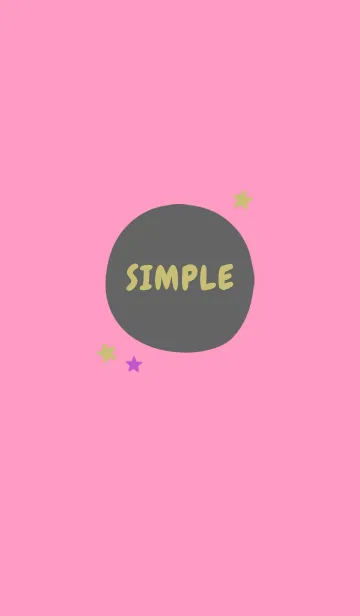 [LINE着せ替え] SIMPLE COLOR STAR THEME 14の画像1