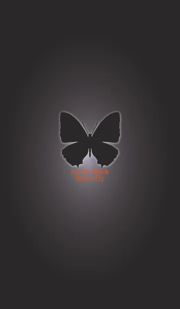 [LINE着せ替え] matte black butterfly 10の画像1