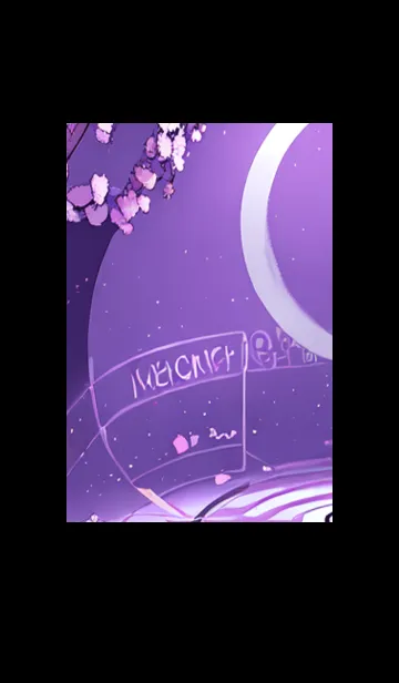 [LINE着せ替え] 月光夜桜#DE221。の画像1