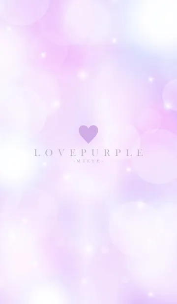 [LINE着せ替え] LOVE PURPLE-MEKYM- 2の画像1