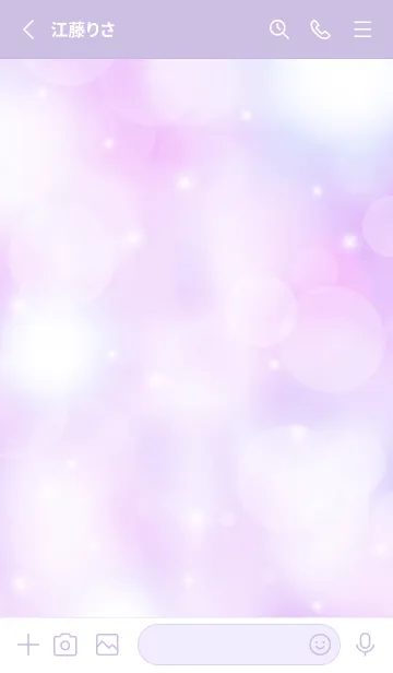 [LINE着せ替え] LOVE PURPLE-MEKYM- 2の画像2