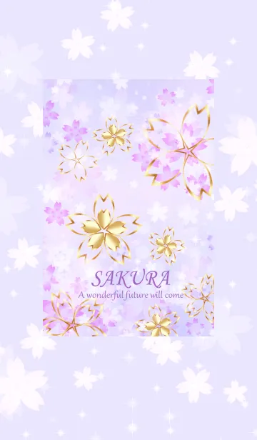 [LINE着せ替え] 優しい幸せを運ぶ軽やかなさくらの花・10の画像1