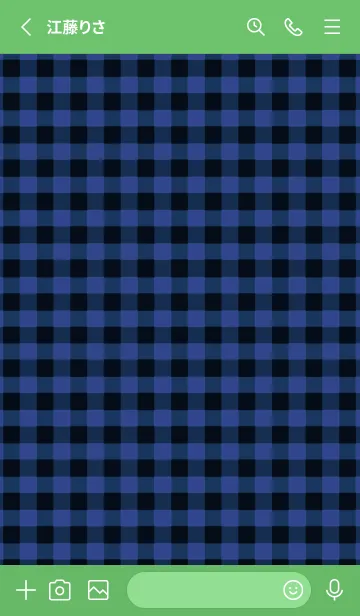 [LINE着せ替え] ザ ハート チェック .20の画像2