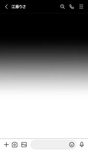 [LINE着せ替え] Black & White V5 (JP)の画像2