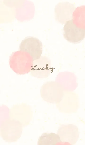 [LINE着せ替え] 水彩3つの丸22の画像1