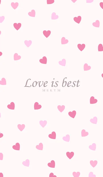 [LINE着せ替え] Love is best - PINK 2の画像1
