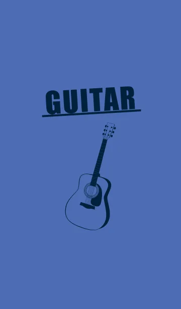 [LINE着せ替え] GUITAR COLOR  群青色の画像1