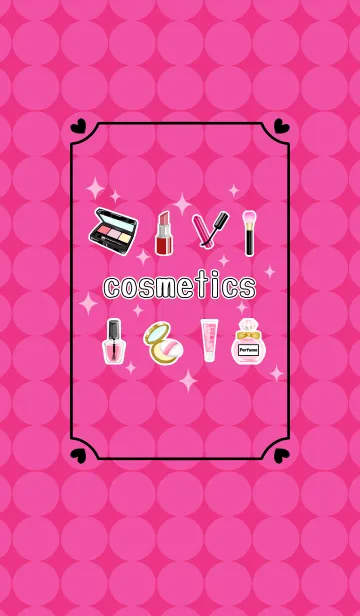 [LINE着せ替え] Cosmetics theme☆pinkの画像1