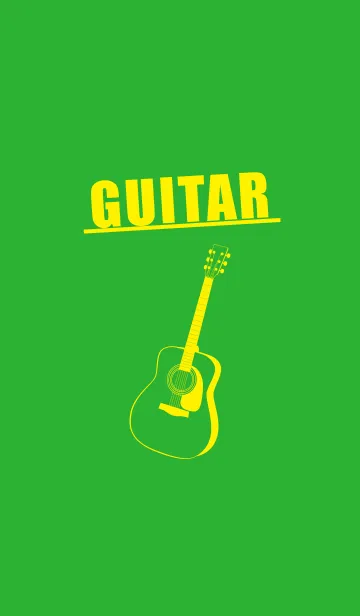 [LINE着せ替え] GUITAR COLOR  パラキートグリーンの画像1