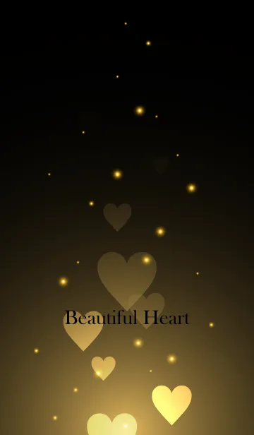 [LINE着せ替え] - Beautiful Honey Yellow Heart -の画像1