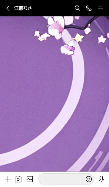 [LINE着せ替え] 月光夜桜#DF015。の画像2