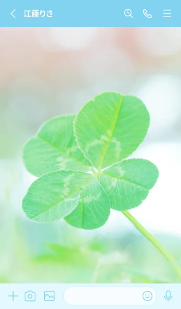 [LINE着せ替え] 四つ葉のクローバー Cuddle #1-11の画像2
