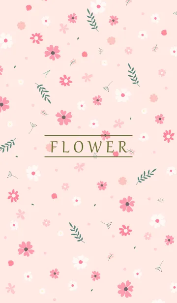 [LINE着せ替え] MANY FLOWERS PINK 84の画像1