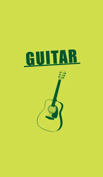 GUITAR COLOR  レタスグリーンのLINE着せ替え