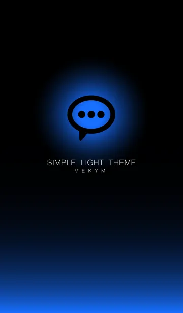 [LINE着せ替え] SIMPLE LIGHT ICON-GRADATION- 6の画像1