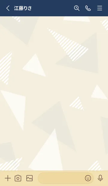 [LINE着せ替え] おしゃれ 三角24の画像2