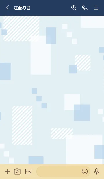 [LINE着せ替え] おしゃれ 四角4の画像2