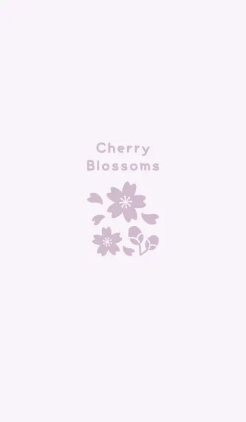 [LINE着せ替え] 桜13<パープルピンク>の画像1