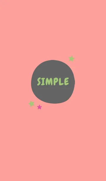 [LINE着せ替え] SIMPLE COLOR STAR THEME 15の画像1