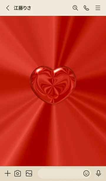 [LINE着せ替え] Cute Cute Little Heart Theme New 9の画像2
