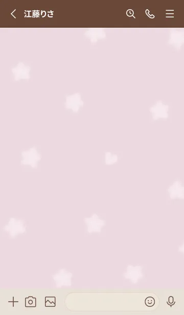 [LINE着せ替え] hana✿dustypink04_1の画像2