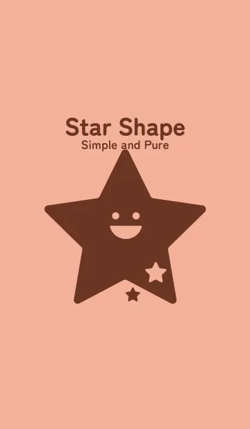 [LINE着せ替え] 星型の着せかえ 一斤染の画像1