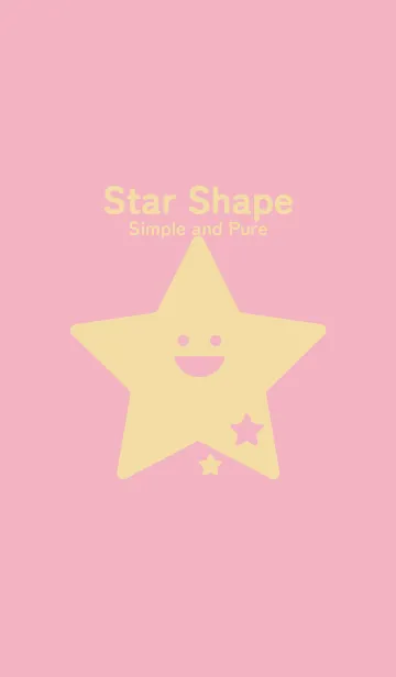 [LINE着せ替え] 星型の着せかえ 鴇色の画像1