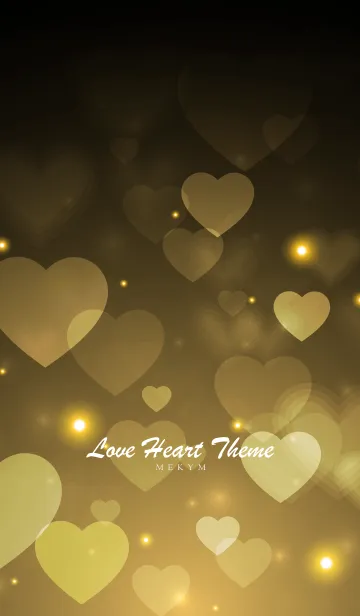 [LINE着せ替え] Love Heart Theme -HONEY YELLOW-の画像1