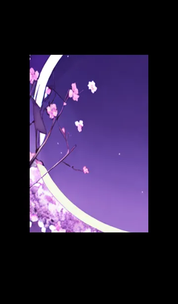 [LINE着せ替え] 月光夜桜#DG010。の画像1