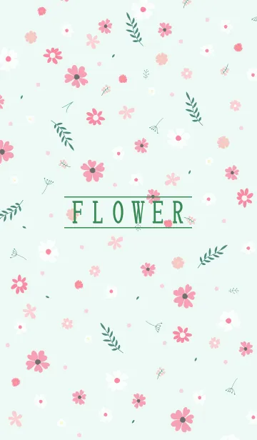 [LINE着せ替え] MANY FLOWERS GREEN 76の画像1