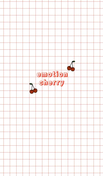 [LINE着せ替え] emotion cherry #red2の画像1