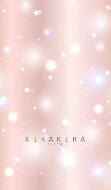 [LINE着せ替え] KIRAKIRA STAR - PINK GOLD 3の画像1