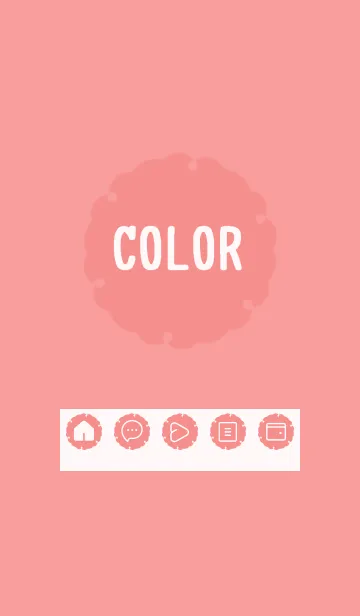 [LINE着せ替え] red color G21の画像1