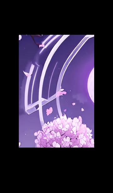 [LINE着せ替え] 月光夜桜#DG021。の画像1