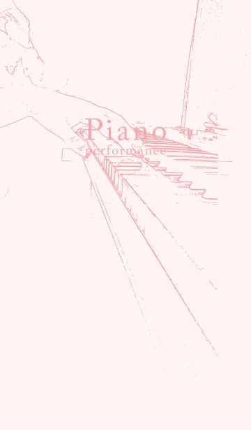 [LINE着せ替え] ピアノ演奏  桜色の画像1