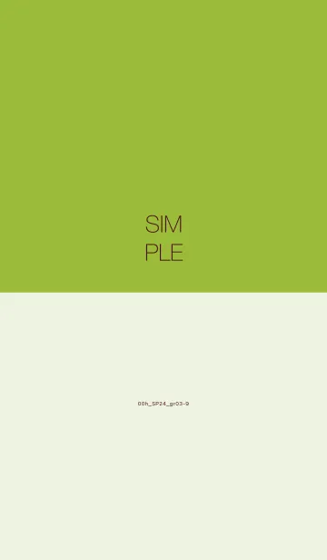 [LINE着せ替え] 00h_24_グリーン3-9の画像1