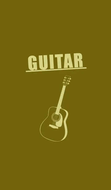 [LINE着せ替え] GUITAR COLOR  オリーブの画像1