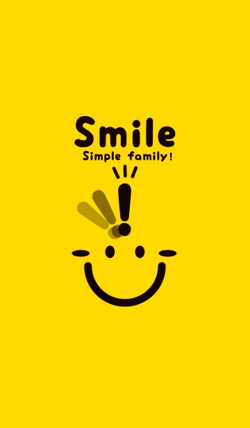 [LINE着せ替え] スマイル＆ヒラメキ 黄色の画像1