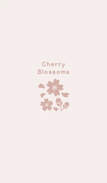 [LINE着せ替え] 桜14<オレンジ>の画像1