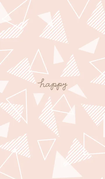 [LINE着せ替え] 白いおしゃれな三角12の画像1